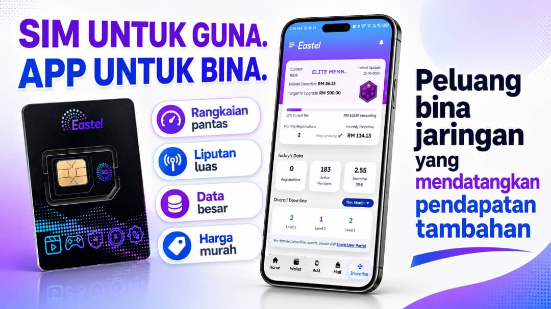 SIM untuk guna, app untuk bina jaringan pengguna